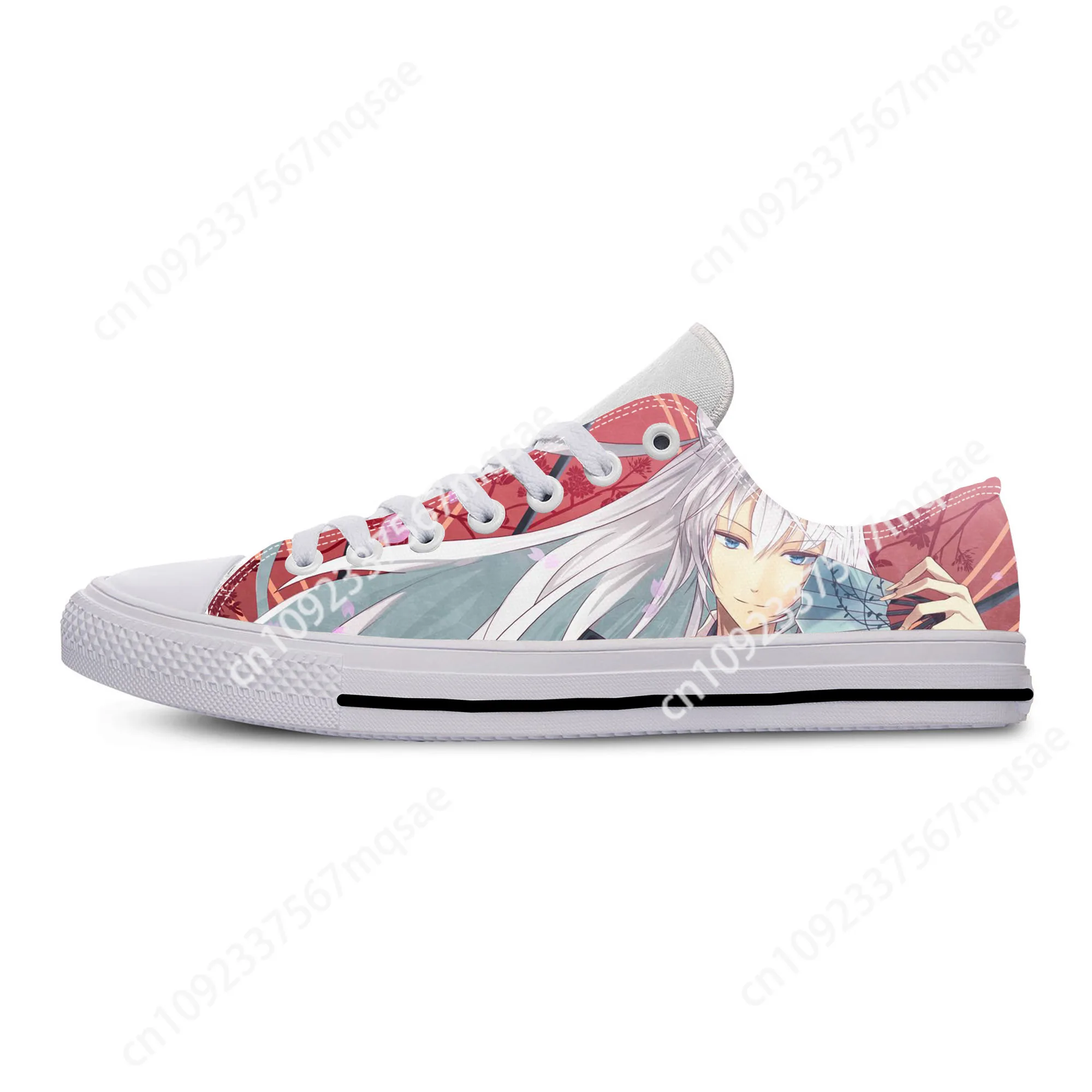 Japanese Anime Manga Kamisama Kiss Love Tomoe Cool Casual Cloth Shoes Low Top Lightweight Breathable 3D Print Men Women Sneakers