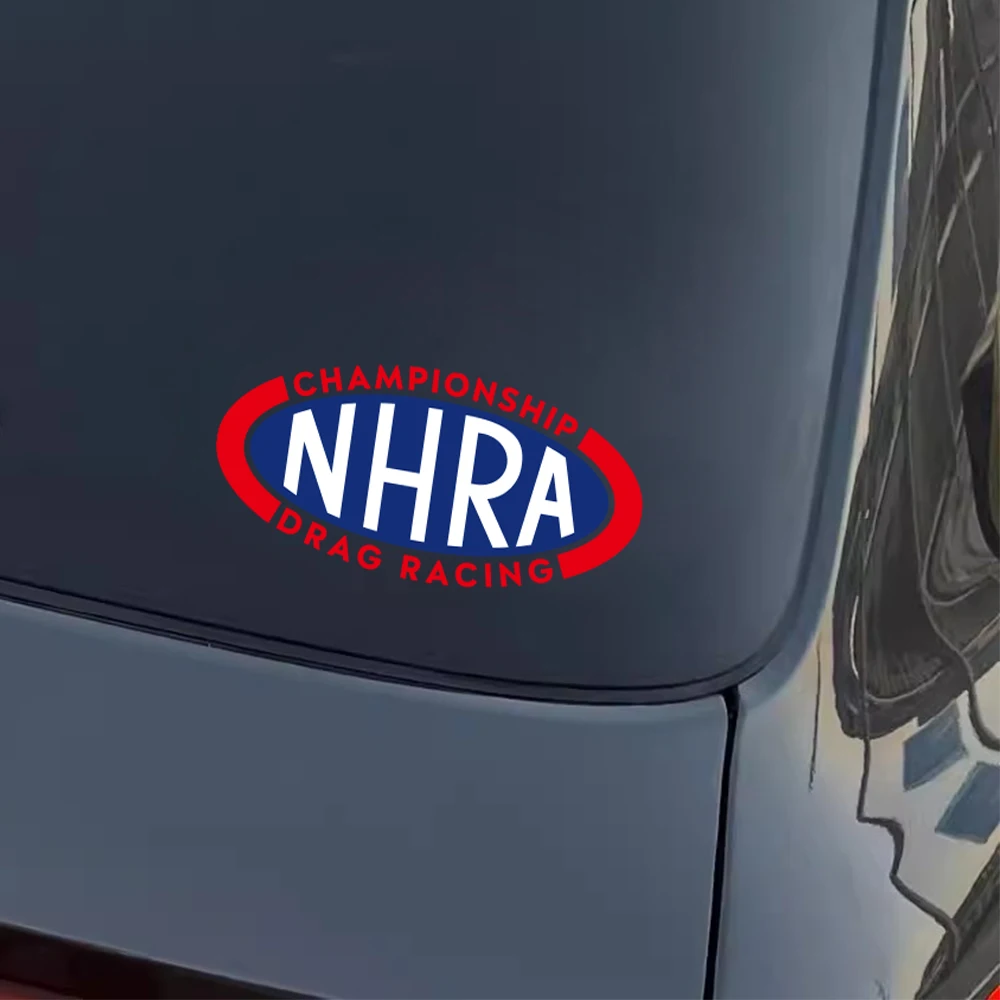 16.5x8 سنتيمتر NHRA سحب سباق السيارات ملصق للسيارات الجسم ويندوز دراجة نارية محمول الجدران الفينيل التصميم الشارات ضبط السيارات اكسسوارات