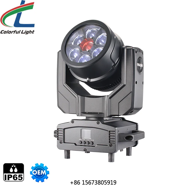 

Цветной светодиодный прожектор 7x40W 4IN1 RGBW Bee Eye IP65 с подвижной головкой для уличных сцен, дискотек, свадеб и диджеев