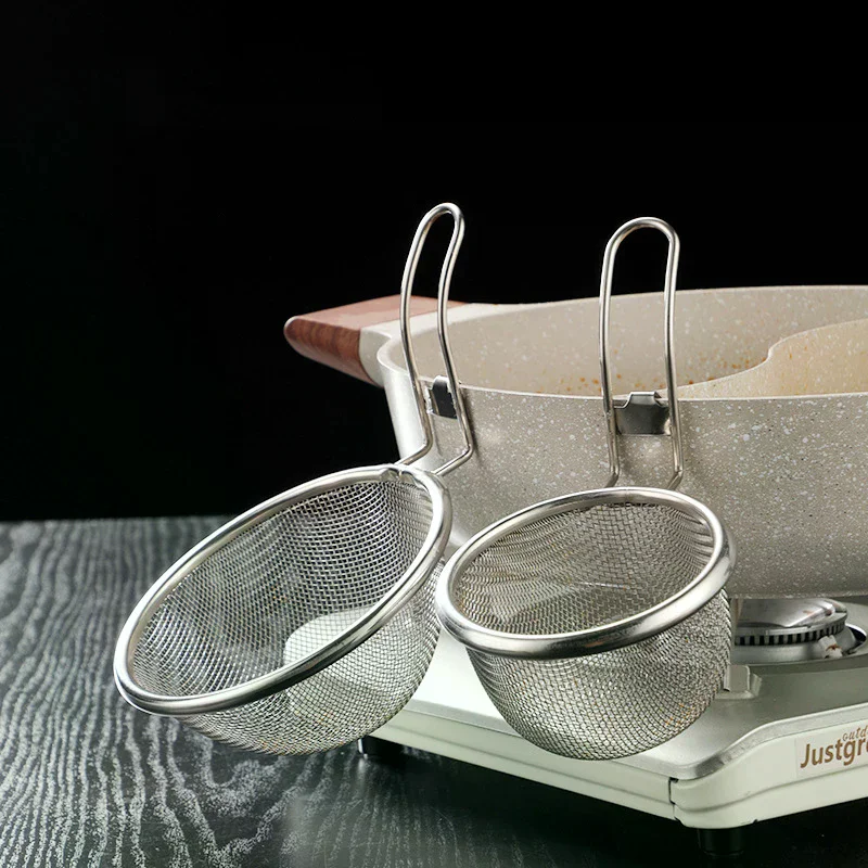 

304 Stainless Steel Hot Pot Strainer Cooking Surface Strainer Lo Mein Strainer Hot Pot Meat Boiling Spicy Hot Pot With Hook