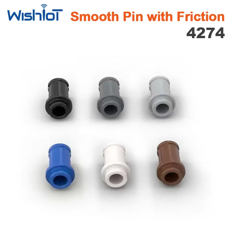 4274 Pin 1/2 Smooth Pin with Friction Technical Parts MOC Building Blocks Small Particles DIY Toys Gifts