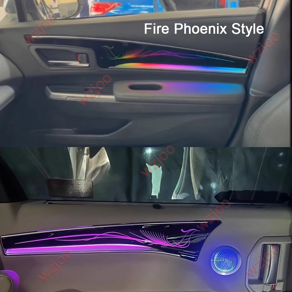 LED Ambient Lights For Toyota Sienna/Gravia 2021-2025 Models 64 Colors symphony Atmosphere Lamps APP/ Car Play/Car Radio Control