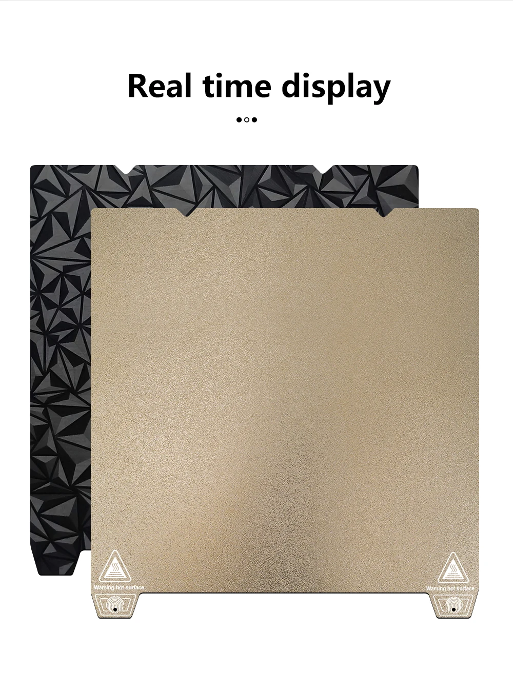 Für Creality K1 / K1 MAX Bauplatte 310 x 315 mm PEI Bauplatte 235 x 235 mm für Ender 3 v3 se / v3 ke / Ender 3 S1 PRO / Ender-5 S1 – Detail 14