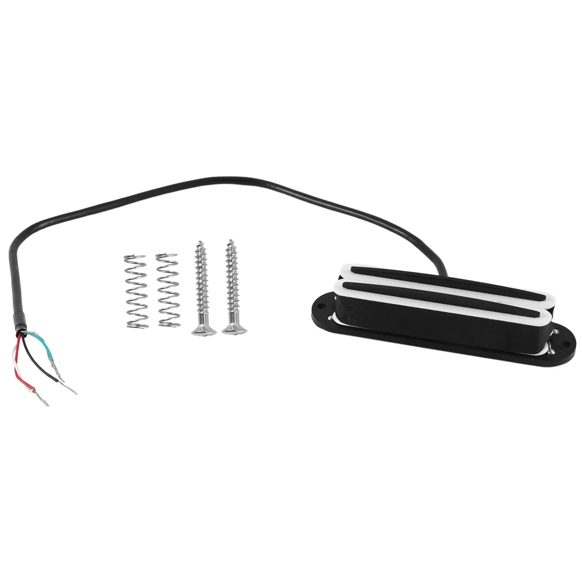 Hot Rail Pickups Double Track 11K Alnico5 Guitar Pickup Fit Fender Strat Squier Tele Electric Guitar, White