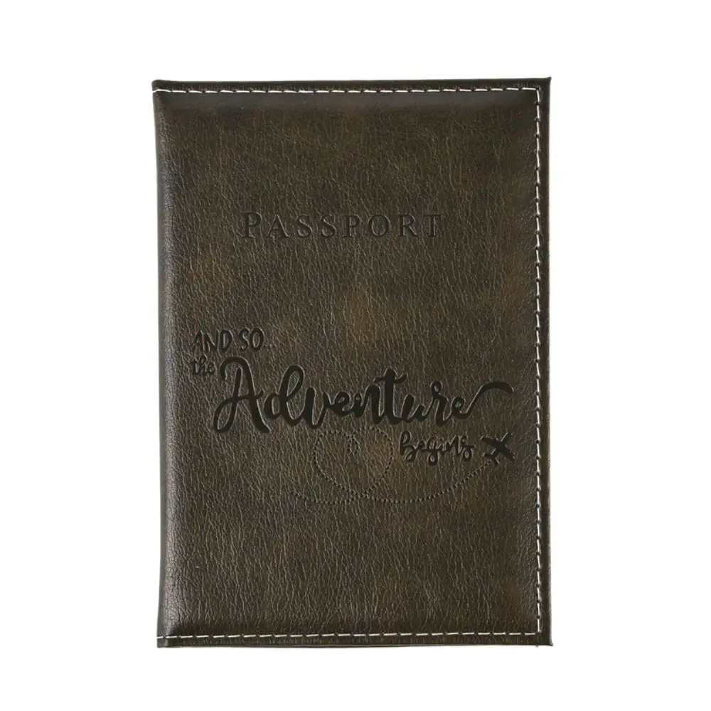 Multifunction PU Leather Passport Cover Waterproof Multi-card Document Credit Card Case Credit Card Protector Cover Travel