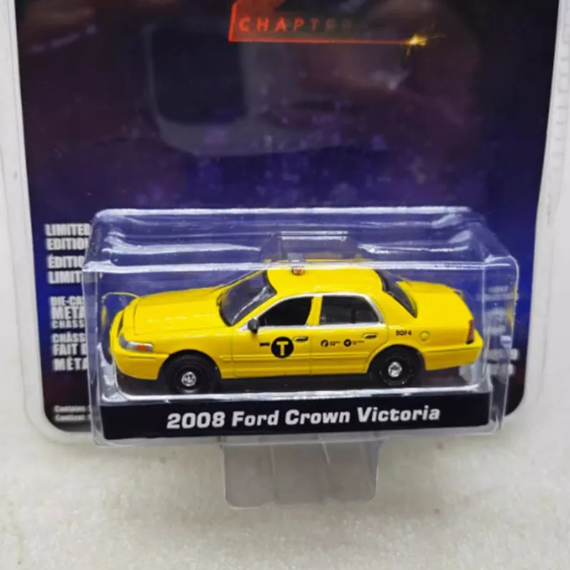 

GreenLight масштаб 1:64 2008/2011 Ford Crown Victoria Taxi сплав имитация модели автомобиля праздничные подарки игрушки