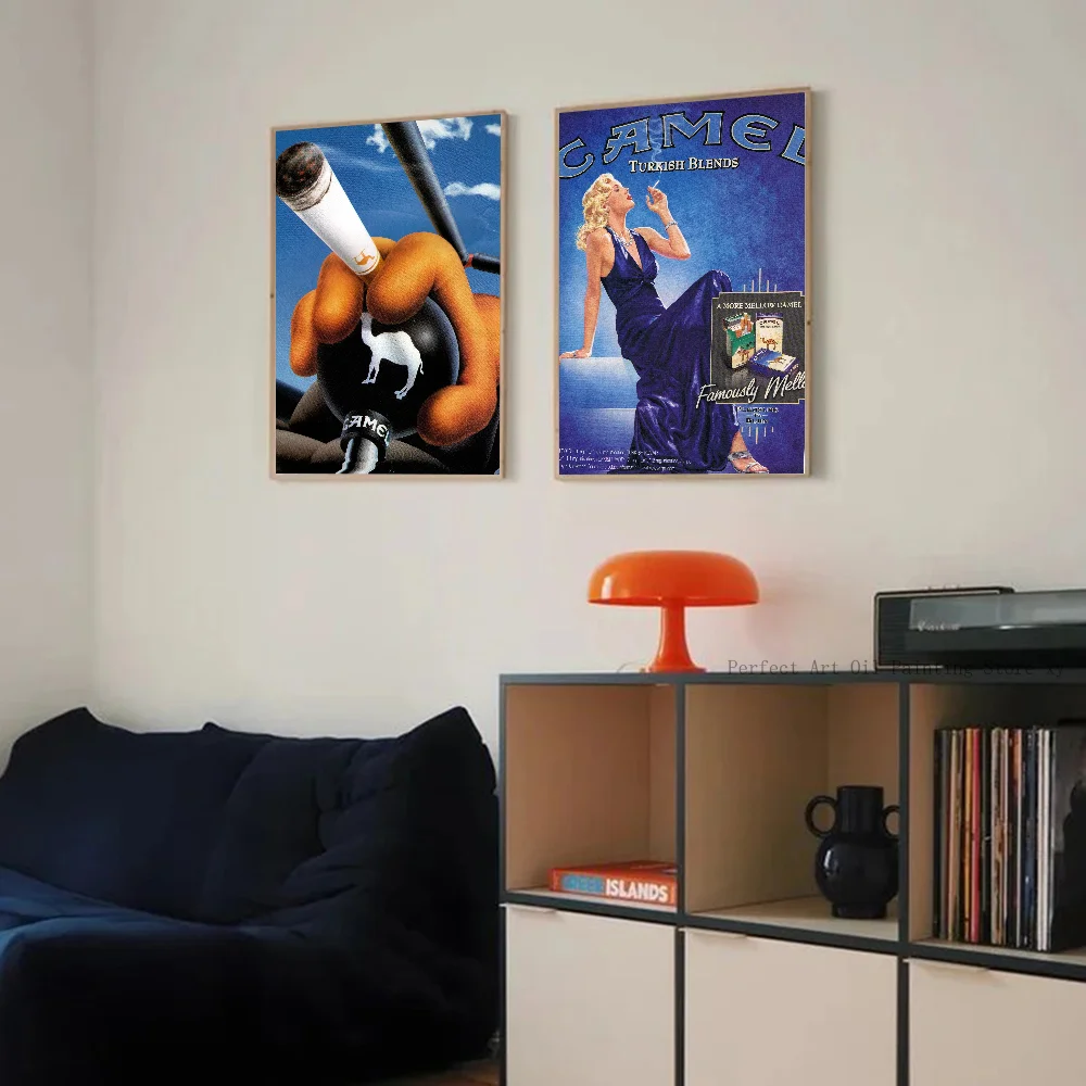خمر الجمل السجائر المشارك ورقة الطباعة غرفة المعيشة المنزلي مدخل مطعم مقهى الفن اللوحة الديكور