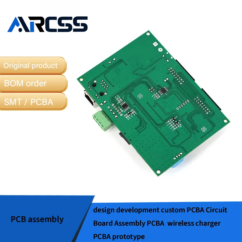 تصميم تطوير مخصص PCBA لوحة دوائر كهربائية الجمعية PCBA شاحن لاسلكي PCBA النموذج الأولي #2