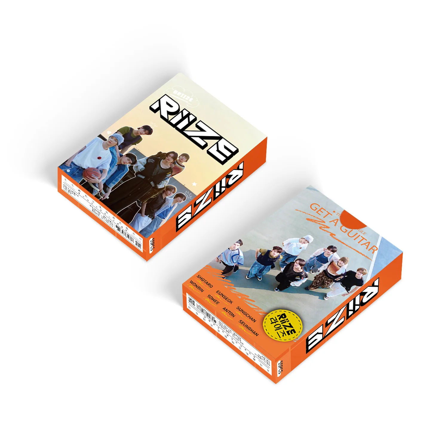 55pcs/Set Kpop RIIZE Laser Boxed Card High Quality HD Coated Card Korean Style LOMO Card ANTON SOHEE SHOTARO Fans Collections