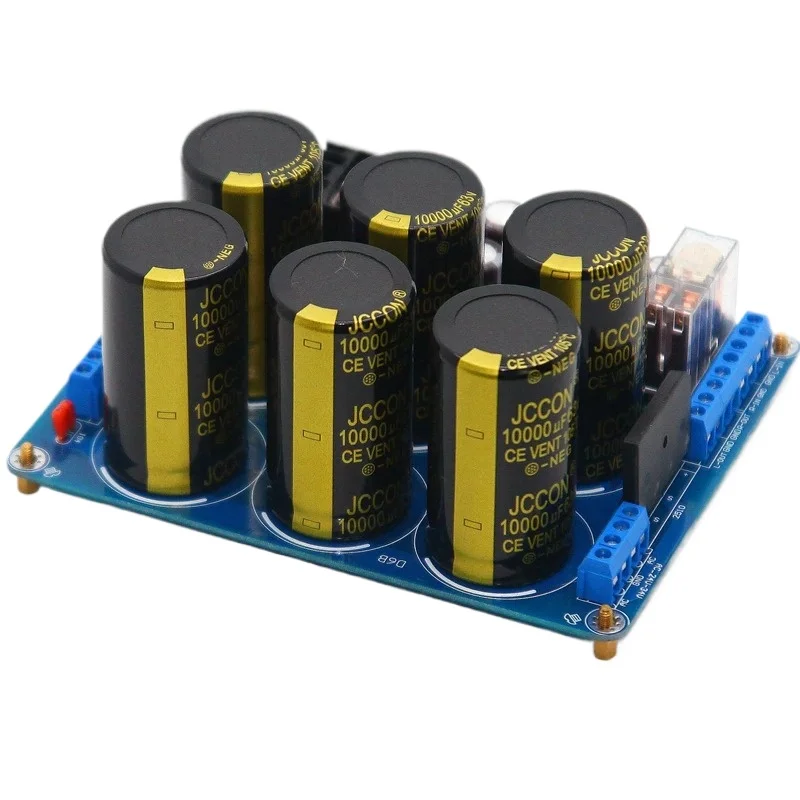 placa-de-alimentacion-de-calidad-audiofila-hifi-con-protector-de-altavoces-filtro-y-rectificador-preensamblada-y-probada