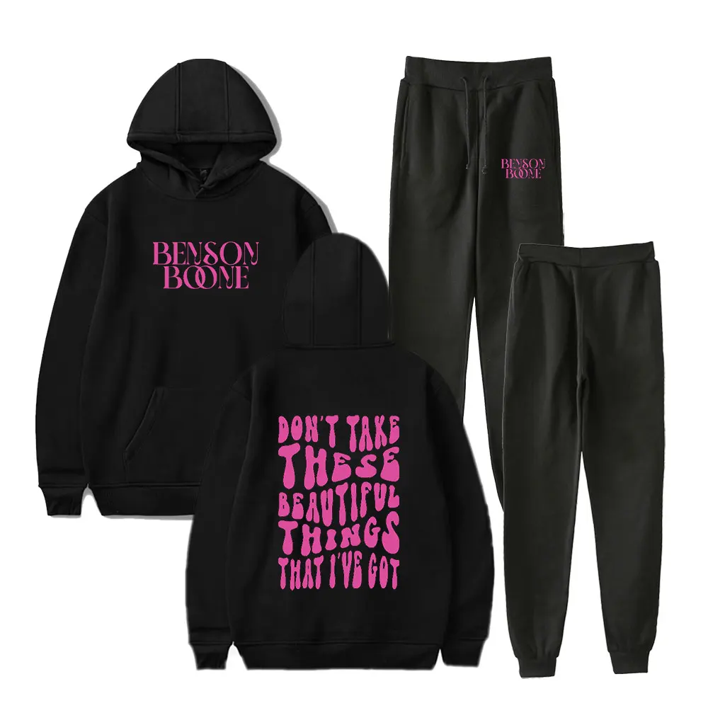 

Benson Boone Don't Take These Beautiful Things That I've Got Hoodie Suit Man/Woman Hoodie Streetwear Hip Hop 2 Pieces Sets