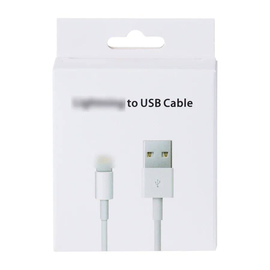 กระดาษบรรจุภัณฑ์กล่อง Hang Hole สําหรับ Micro USB Type C 8Pin Fast CHARGING Data CABLE สายชาร์จโทรศัพท์มือถือ