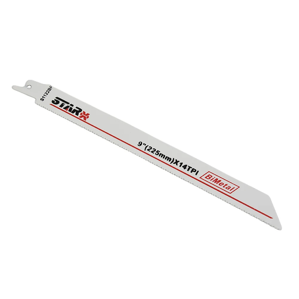 1Pcs Hot Saw Blade Reciprocating 0.9x19x1.8mm 1x 9\" Inch Accessories Bimetallic Kit Metal Parts Shank Flexible