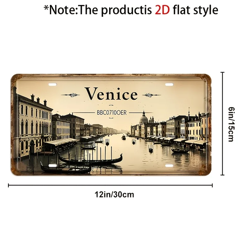 2D Flat, [JIT]2D Flat- Two-Dimensional Flat Designs Meant Solely for Decoration, Featuring Vintage Venetian Name Plaques And Orn