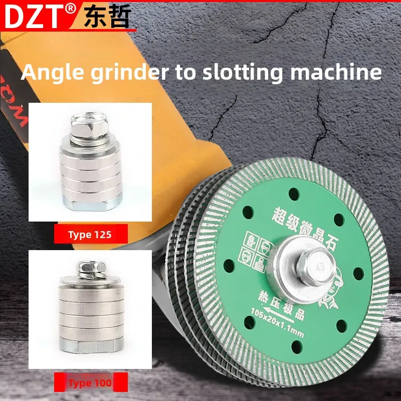 

125mm Slotting Machine Conversion Head - Universal Water & Electricity Grooving Accessories