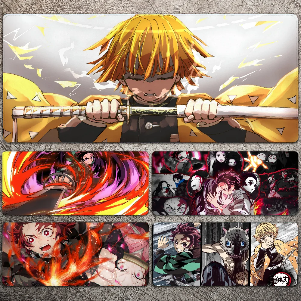 

Anime Mouse Pad K-Kimetsu No Yaiba Mousepad Large Gaming Mouse Pad LockEdge Thickened Computer Keyboard Table Desk Mat