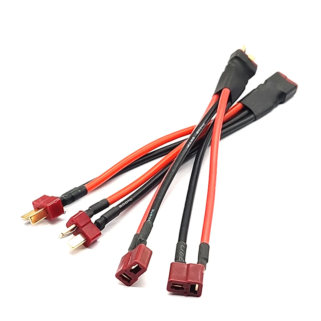 변환 라인 T 형 플러그 평행선 1 암-2 수/1 수-2 암, 고온 및 저온에 대한 내성 14awg 12CM