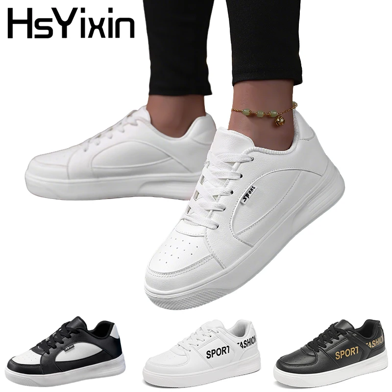 

Hot Women's Shoes Women's Casual Skate Shoes Women's Fashion All-match Four Seasons White Shoes Casual sneaker Student Skate Sho