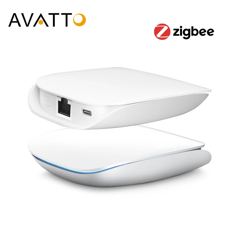 AVATTO Tuya ZigBee 3.0 Wired Gateway Bridge, Smart Hub, Smart Life App Remote Control, work for Alexa Google Home Assistant 2023