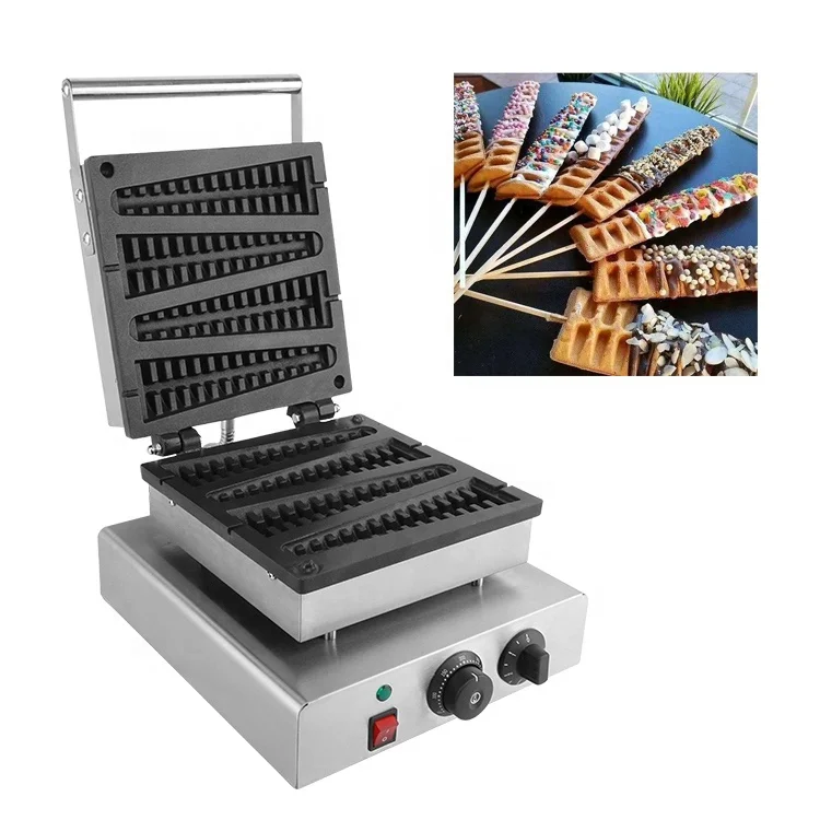 #Commercial Waffle Maker Stainless Steel Waffle Pan Lolly Waffle Maker Machine*