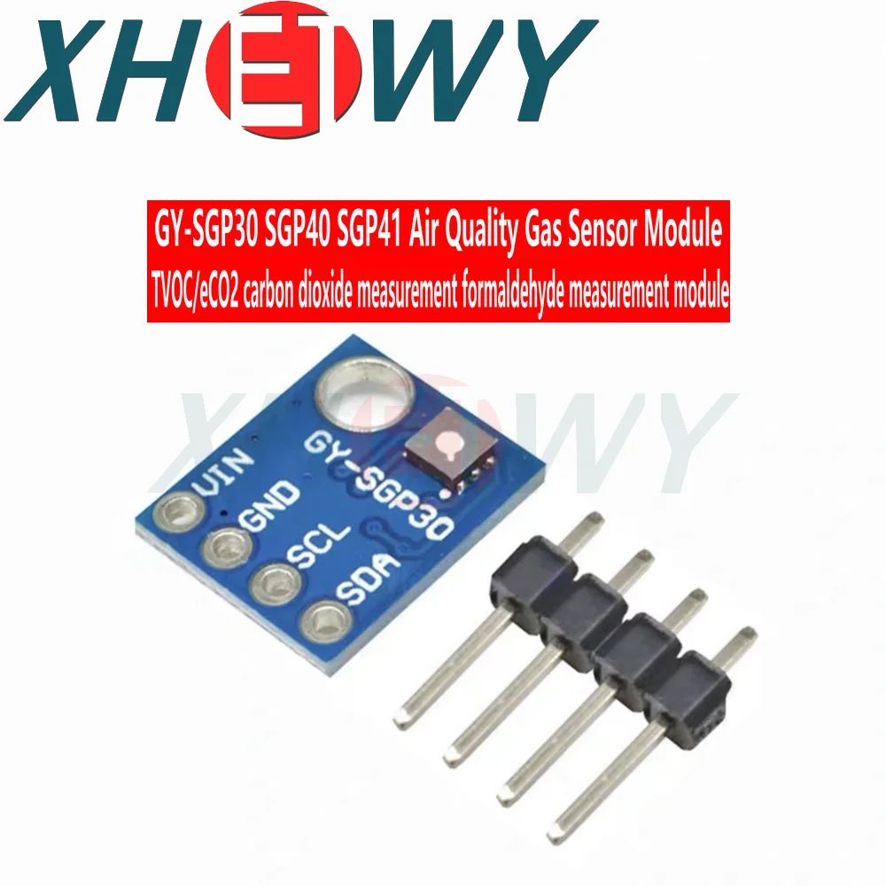 GY-SGP30 GY-SGP40 GY-SGP41 Gas Sensor TVOC eCO2 Carbon Dioxide Measurement Formaldehyde Module SGP30 SGP40 SGP41