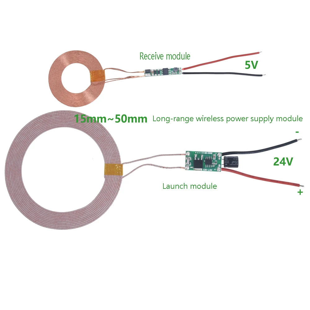 Taidacent 24V 5V 400mA RGB Light Wireless Charger Night Light Induction Charger Suspension Table Lamp Wireless Charging Module