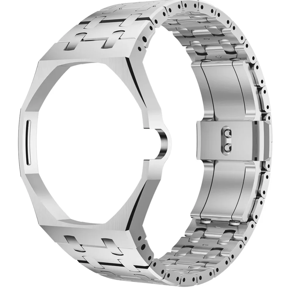 All-in-One Stainless Steel Case Silicone Strap For Swatch AP Royal POP Pocket To Wrist Conversion Kit Adapter Mod Accessories - view 6