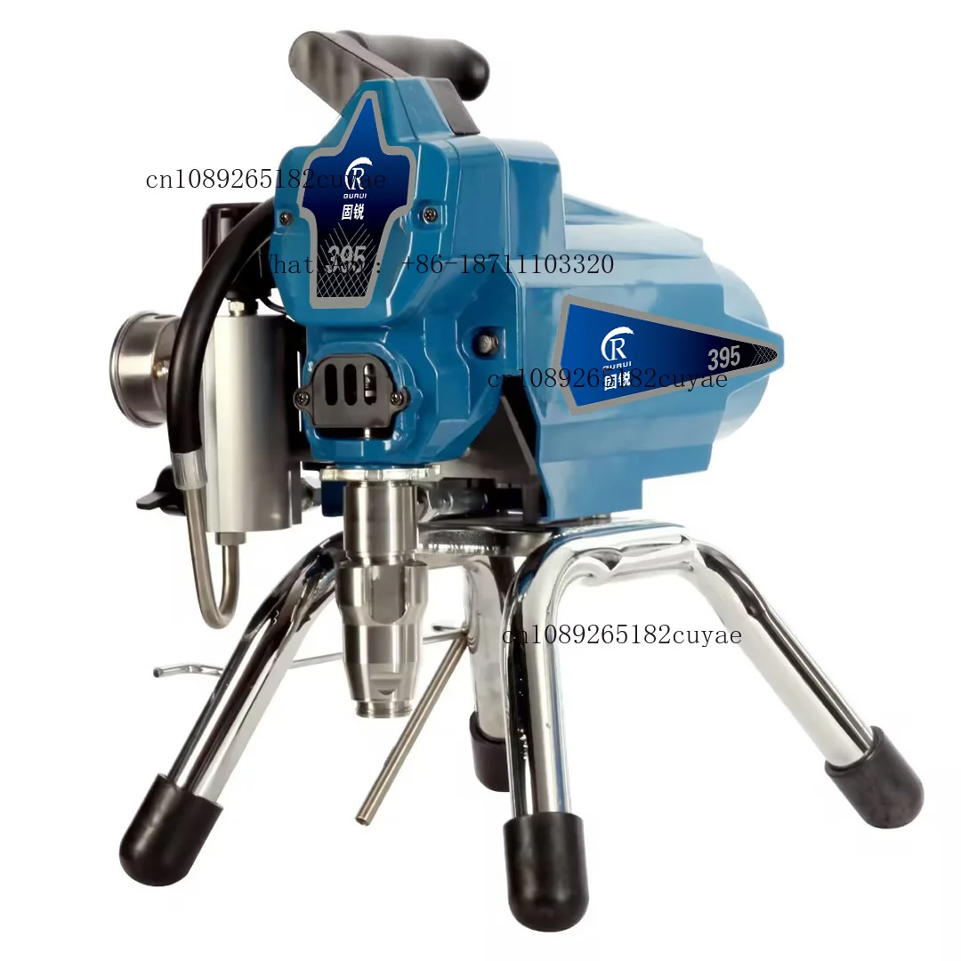 Gr Series 1000W Power Airless Paint Sprayer Portable Electric DIY 22MPa 13-19mm Nozzle 395/220V/2L/Min Spray Gun