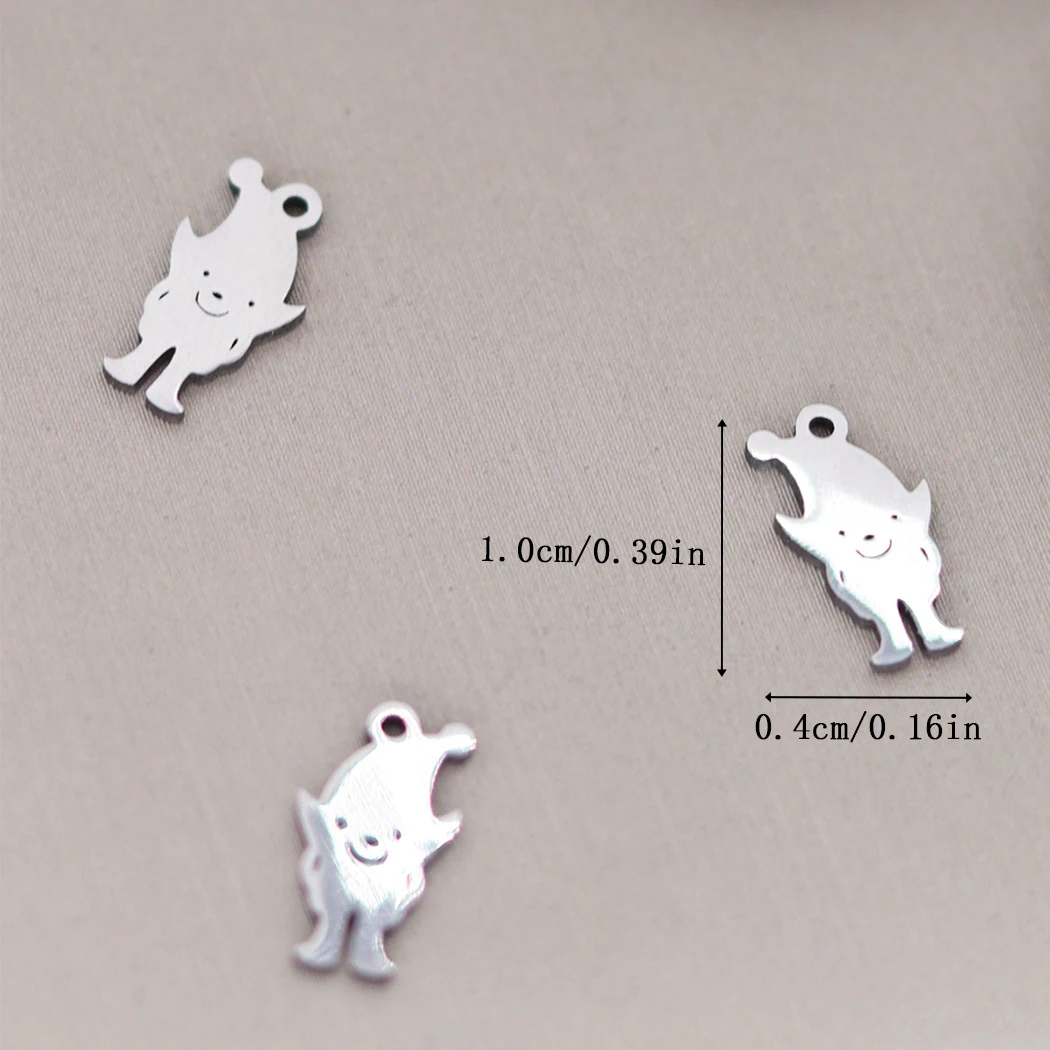 3pcs Cartoon Clown Charms Pendants For Making Necklace Earrings Halloween Ghost Pendants DIY Jewelry Accessories