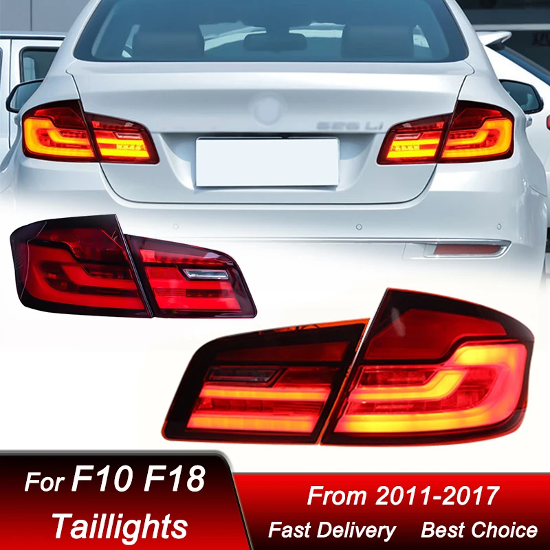 

Поп-автомобильные задние фонари для BMW 5 серии F10 F18 2011-2017 по 2018, стиль, полностью светодиодный задний фонарь, динамический указатель поворота, задний фонарь Asse