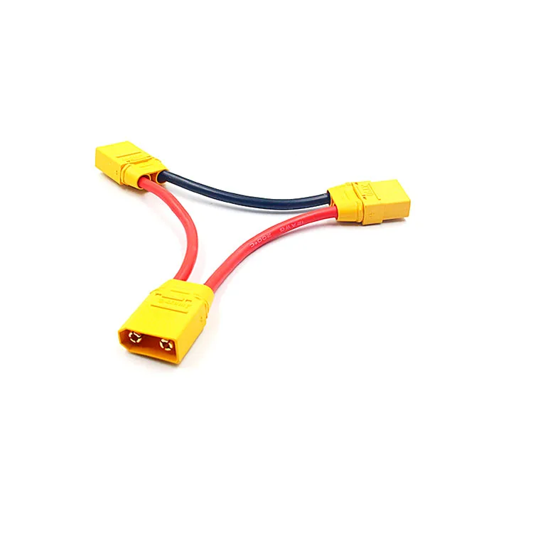 10 PCSAmass XT90 Connector Male to Female Series Adapter Wire 10AWG 100mm Battery Series Harness for RC Drone Lipo Batteries Cha