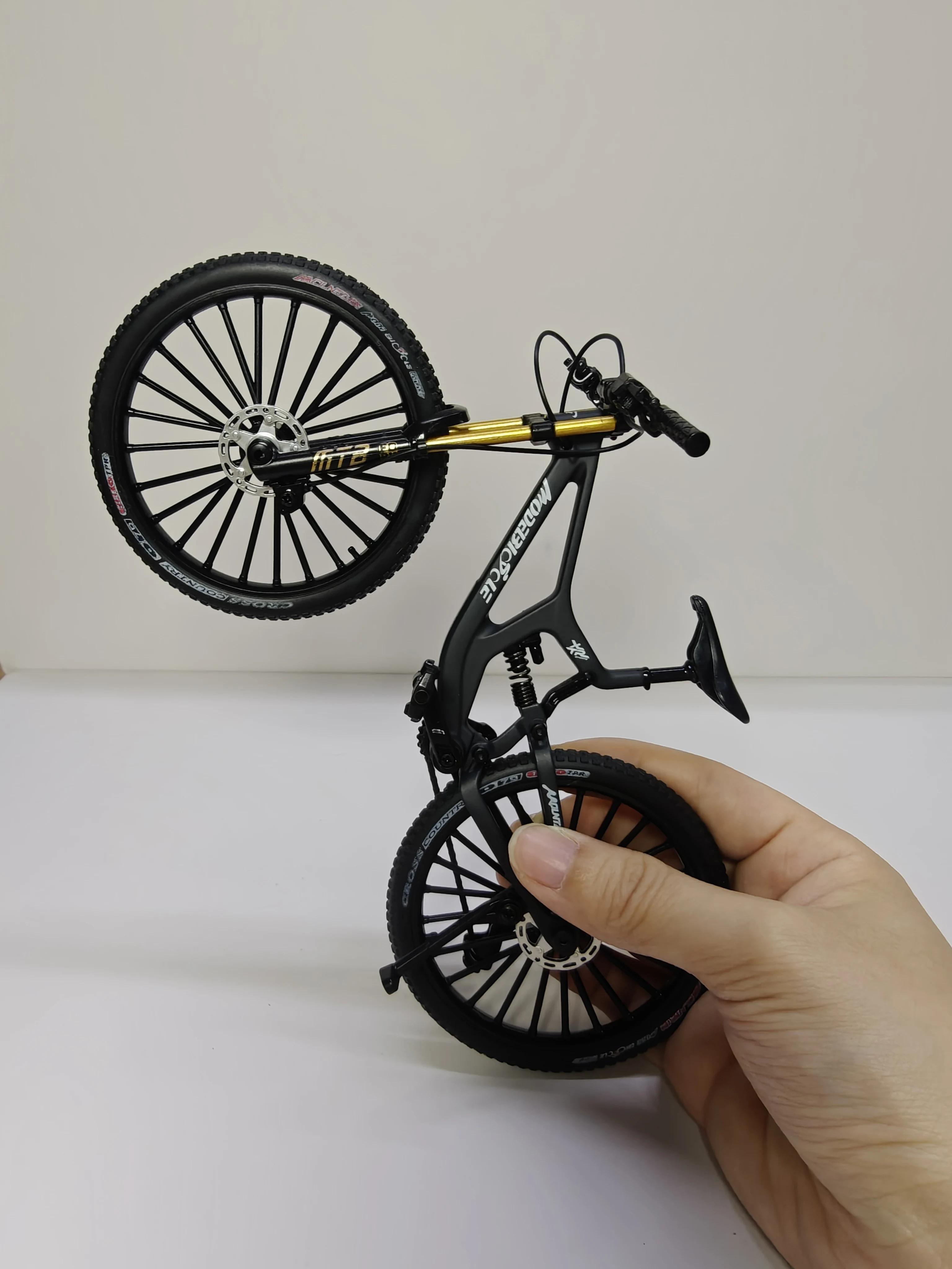Neue 1:8 Modell Mini Legierung Fahrrad Diecast Metall Spielzeug Fahrräder Dämpfung Berg Finger Fahrrad Simulation Sammlung Spielzeug – Detail 1