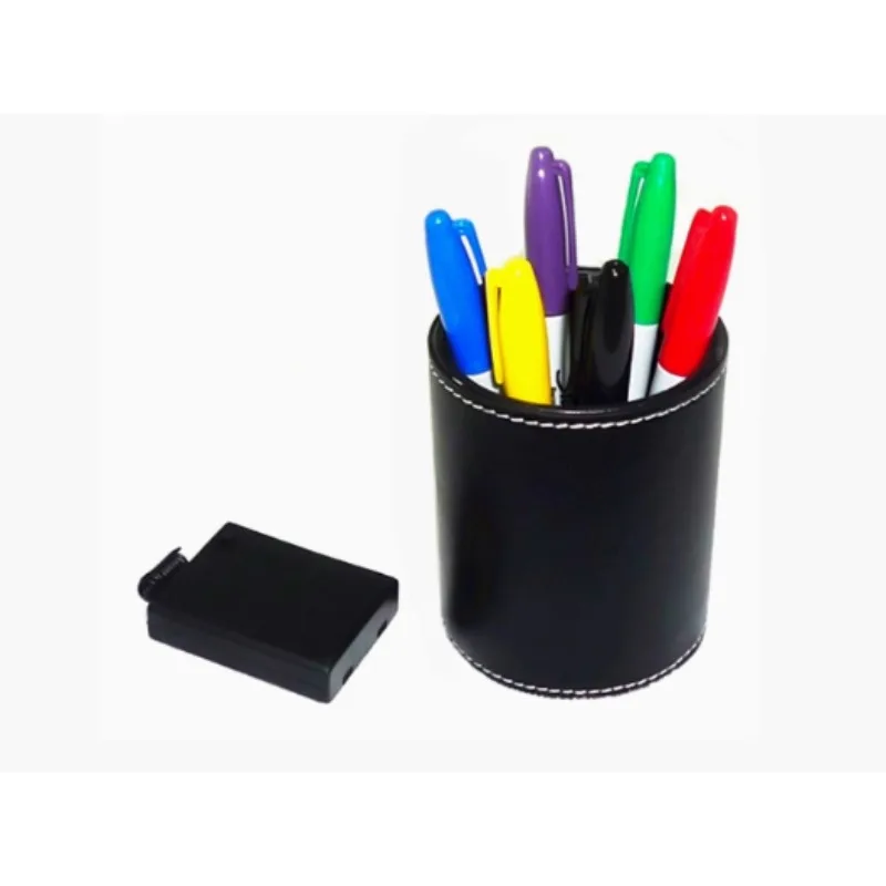 

Magician Color Pen Prediction 2.0 Leather Pen Holder Stage Close Up Illusion Accessory Magic Tricks Gimmick Mentalism Fun Magia