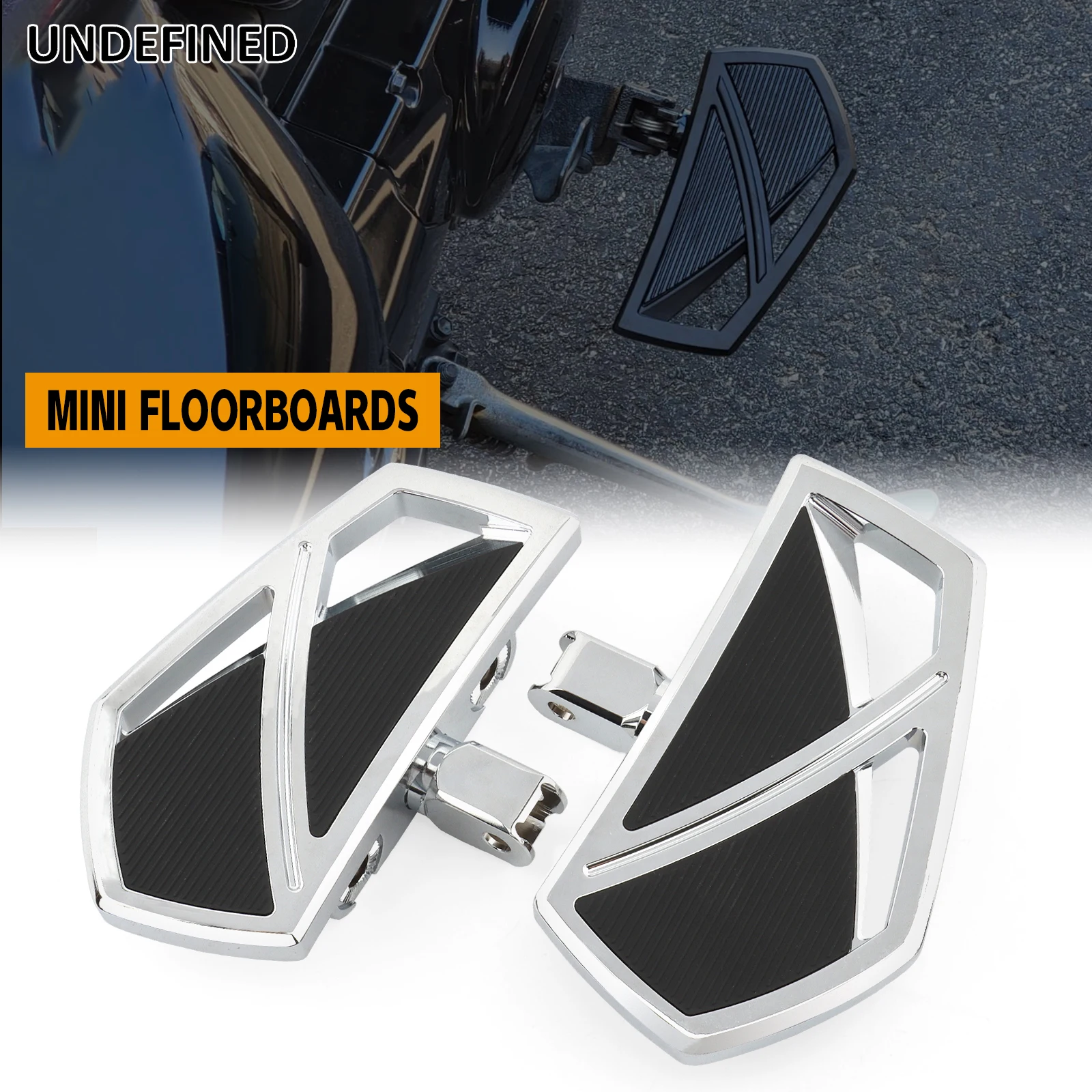 

Motorcycle Foot Pegs Universal Mini Floorboards for Honda VTX 1800C 1800F 1300C Shadow VLX 600 Sabre Spirit Phantom Aero