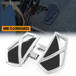 Motorcycle Foot Pegs Universal Mini Floorboards for Honda VTX 1800C 1800F 1300C Shadow VLX 600 Sabre Spirit Phantom Aero