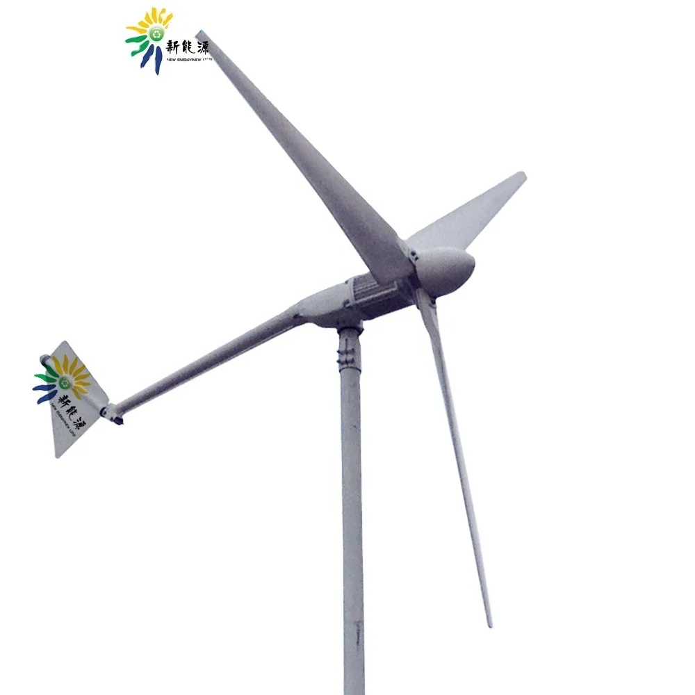 CE Wind Turbine 3KW 48V 230v 300v 360v 380v 3000W Wind Generator With 4m FRP Blades Rotor