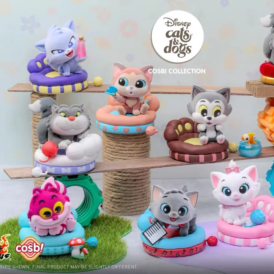

Disney Cat Party Series Blind Box Mini Figure Desktop Ornaments Figure Trendy Toys Gifts MARIE, TOULOUSE, BERLIOZ