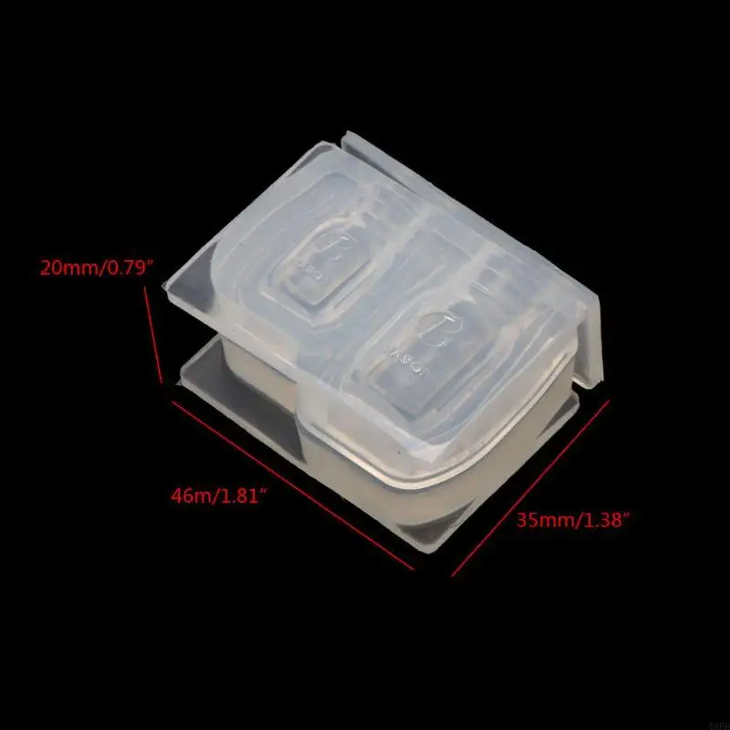 45be Silicone Jar Molds Resin Jar Mold Crystal Epoxy Round Storage Chai chai để lưu trữ DIY Kẹo dầu mật ong