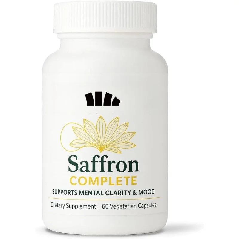 

Сафрановая добавка с экстрактом 88,5 мг и магнием - поддерживает здоровье глаз, 60 вегетарианских пищевых капсул