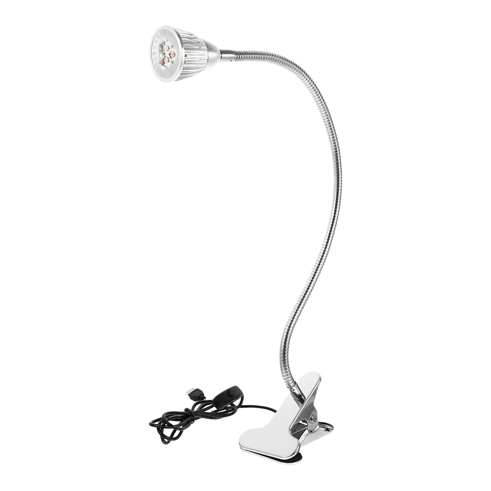 

USB Clip Lamp Eye Protection LED Reading Lamp for Students Kids Night Study Bedside Dorm Adjustable Aluminum Alloy Clipping Type