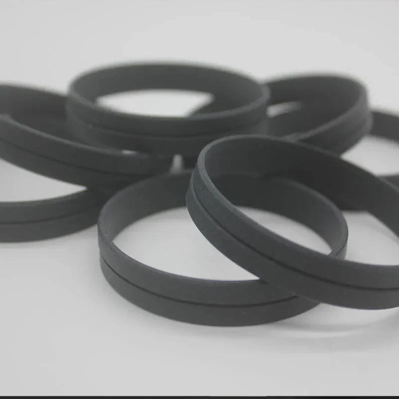 Black carbon filled reinforced plastic ptfe washer gasket seals