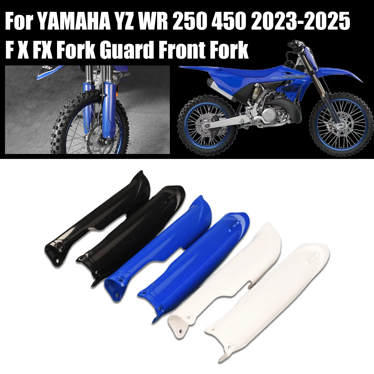 Fork Cover Shock Absorber Guard Protector For YAMAHA YZ250F YZ450F YZ450FX YZ 250F 450F 450FX WR250F 450 2023 2025 Dirt Pit Bike
