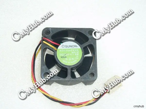 For SUNON KD1204PKVX MS.M DC12V 1.6W 4020 4CM 40MM 40X40X20MM 3pin Cooling Fan KD1204PKVX