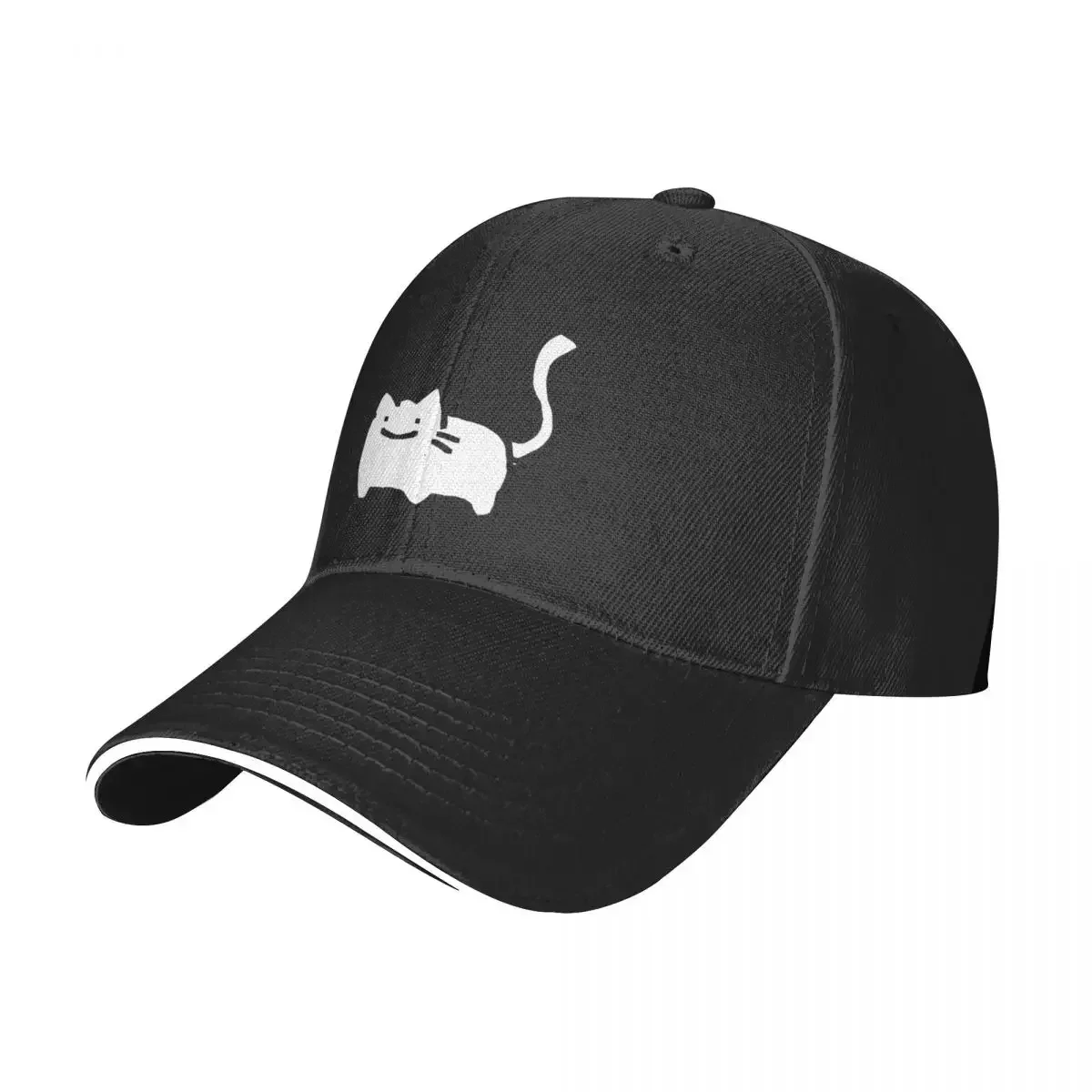 Custom Funny Cute Cat Baseball Cap Hip Hop Women Men's Adjustable Hats Autumn Summer Streetwear for Sun Protection