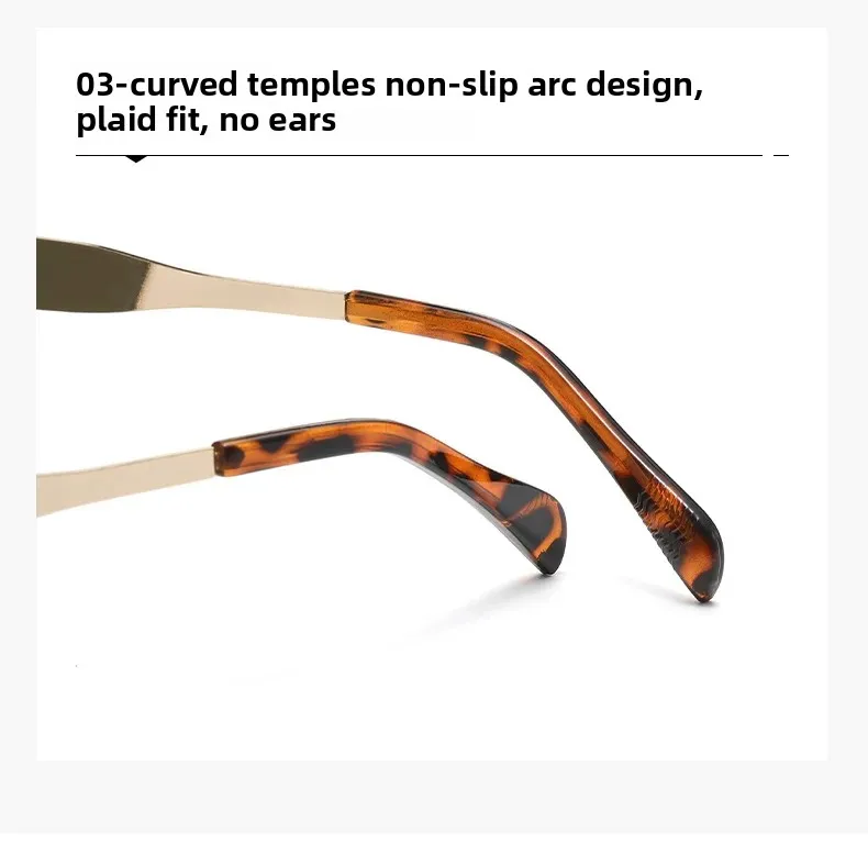 Pilotensonnenbrille Damen Sonnenbrille Metallrahmen Doppelte Brücke Herren Fahrbrille Brillen Mode Brillen 2025, Trend UV-Schutz – Detail 8