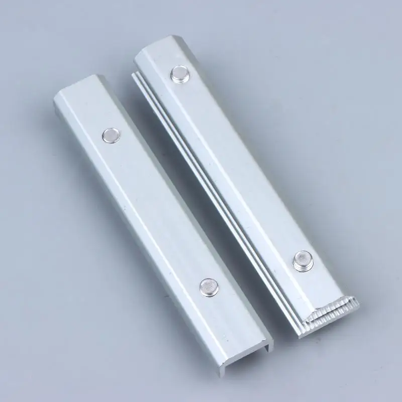 Solar Module Rails Profile Connectors Aluminium Mounting Connection Photovoltaic Bracket Guide Rail Connector
