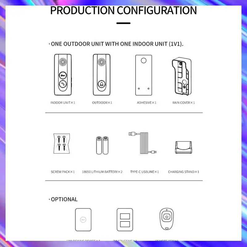 

A98Z Новый 800 м уличный дверной звонок на большие расстояния беспроводной домофон дверной телефон разблокировка двусторонний домофон 433 МГц