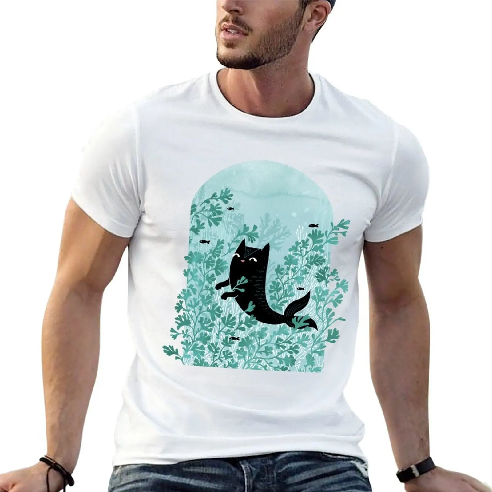 

Undersea (Mint Remix) T-Shirt man t shirts cotton t shirt man plain T-Shirt
