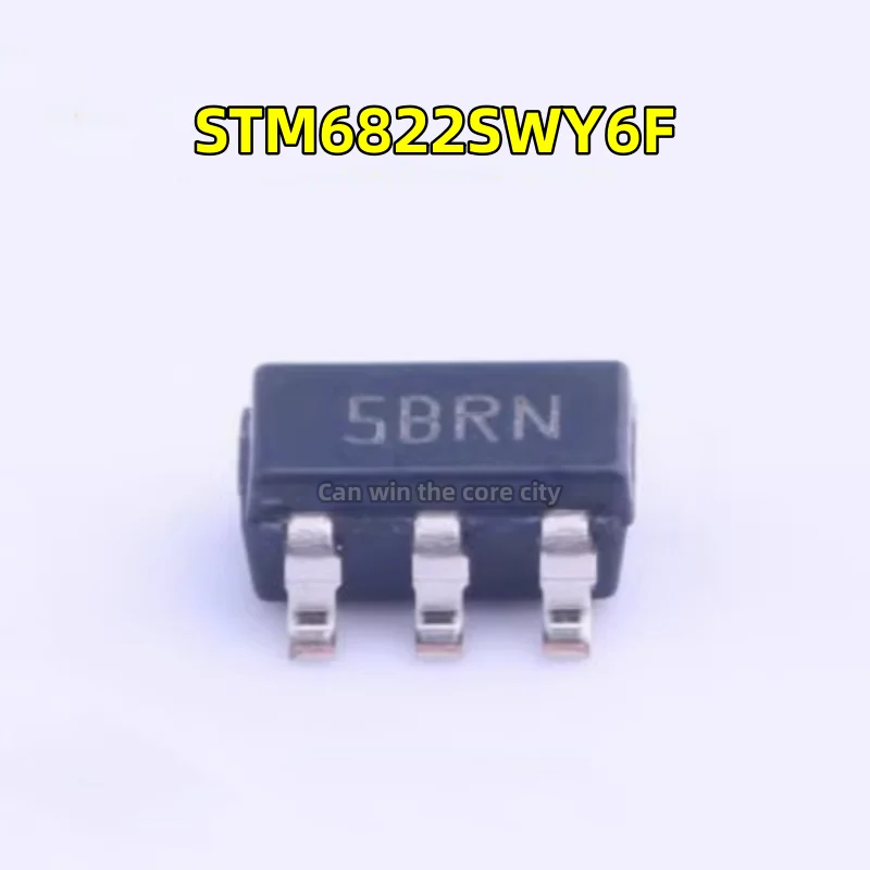 10 pieces The original STM6822SWY6F monitoring and reset chip STM6822SWY6F screen printing 5 BRN spot direct auction