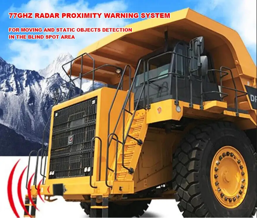 New Reverse Backup Radar Sensor Proximity Warning System for Heavy Trucks